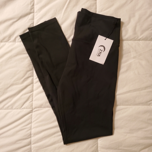 NWT Zyia Black Brilliant Hi-Rise Legging Pa - Picture 7 of 8